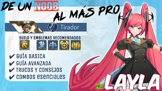 ✔COMO USAR LAYLA + HISTORIA🔫//Héroes para principiantes// Guía de Layla// Mobile Legends Bang Bang