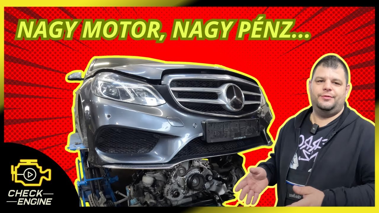 Ha pusztul a Merci V8, gyorsan mennek a százezrek, és hogy NEM vett autót Magyar Tomi? - CE Technika