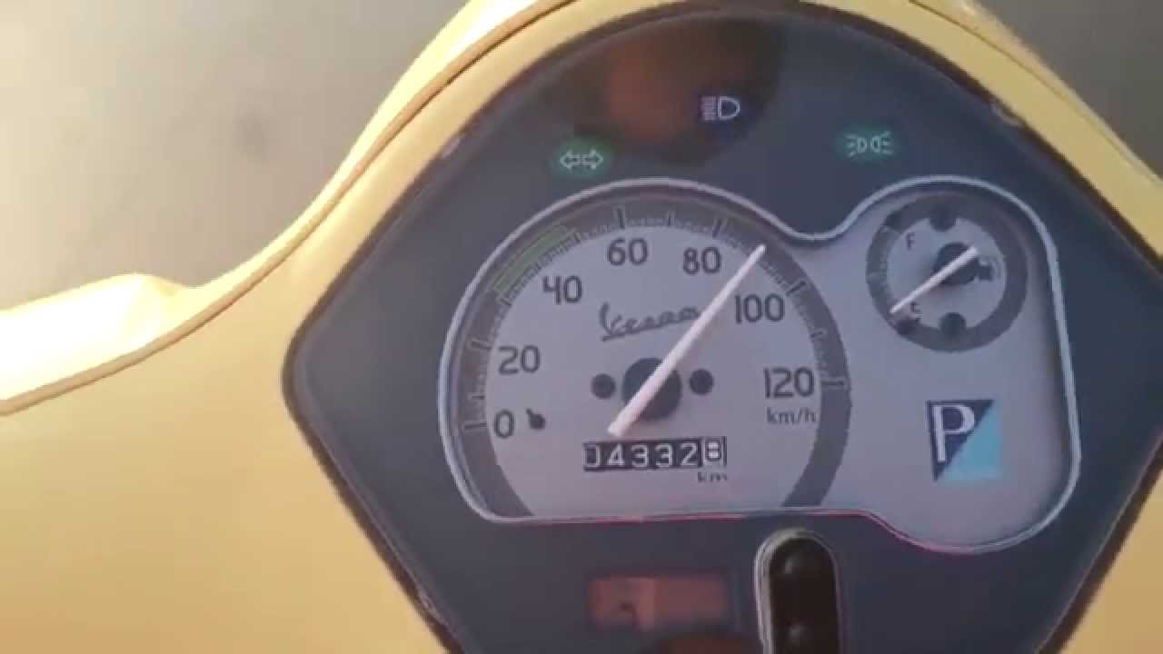 malm når som helst højdepunkt Top speed of Vespa Lx 125 - YouTube