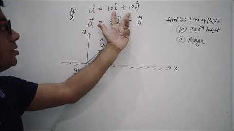 Lecture-7: Good concept question of Projectile Motion by RKH Sir
