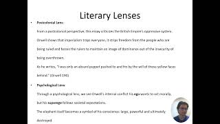 Unit 5 English Summative Presentation