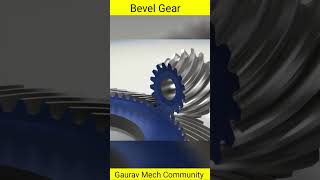 Bevel gear 3d animation video #bevel#bevelcut #bevelgear #bevelingmachine#iti#polytechnic#viralvideo