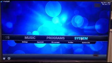 Installing Kodi and configuring the system - NOOBS install - Step by step