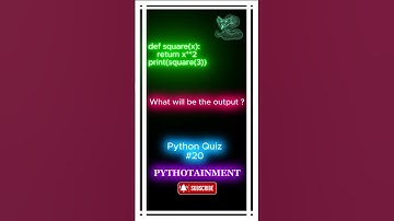 Test your python 🐍 skills! | Quiz-20| #shorts #ytshorts