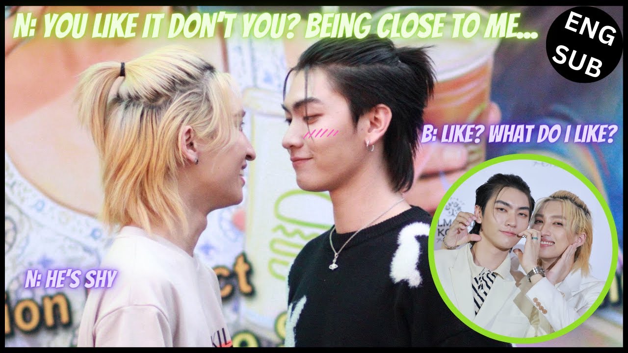 [BossNoeul] Noeul flirting Boss for 8 minutes straight During Glico Almond Koka TH