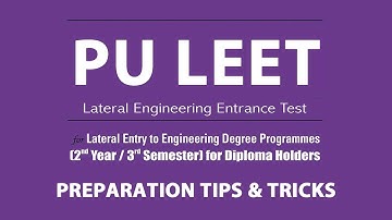 How to Prepare and Crack PU LEET?