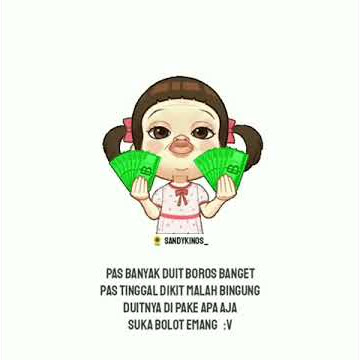 pusing gak punya duit