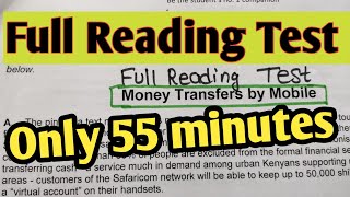 ielts reading tips and tricks : FULL READING TEST only in 55 minutes IELTS READING PRACTICE TEST