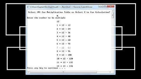 C++ Multiplication Table with additions using IF Statement Tutorial
