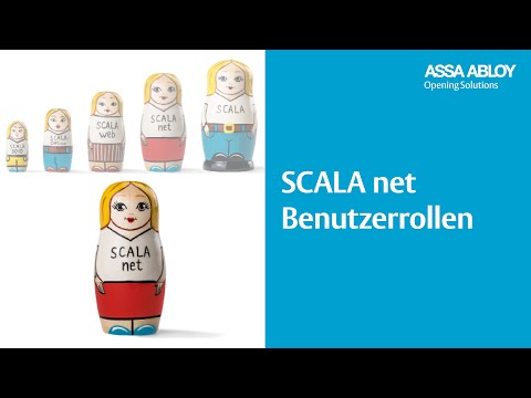 SCALA net - Anlegen und Bearbeiten von Benutzern und Benutzerrollen
