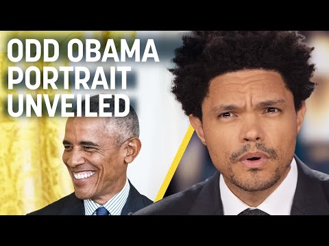 Obama’s Weird White House Portrait Unveiled & Apple Announces iPhone 14 | The Daily Show