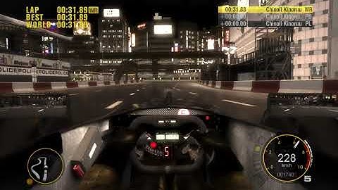 Race Driver: GRID Japan - Shibuya - Hachiko Short Drift - Open Wheel 0:31:890