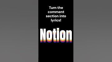 Notion Lyrics! #lyrics #notion #therareoccasions #coment #fyp