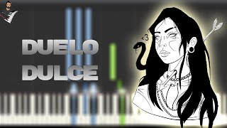 Babi - Duelo Dulce | Instrumental Piano Tutorial / Partitura / Karaoke / MIDI
