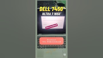 Unlock 🔓 Dell Latitude 7450 (Ultra 7 165U) BIOS Password