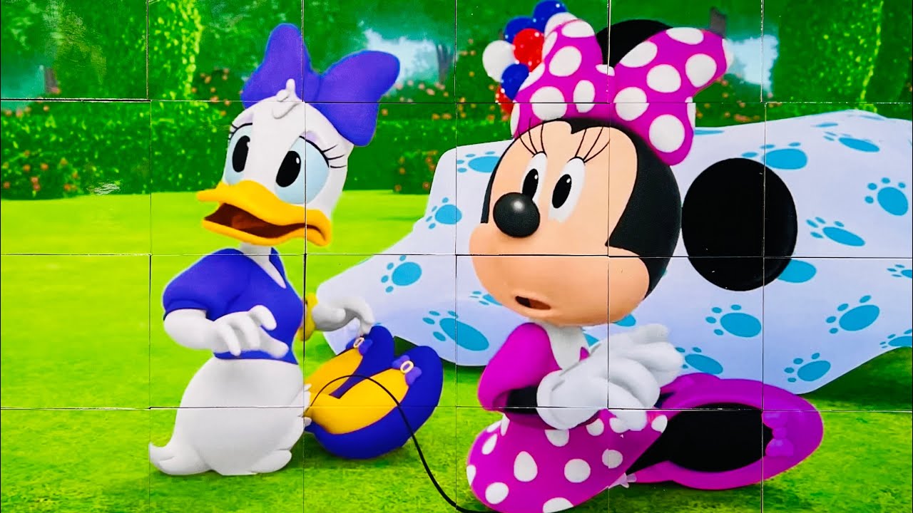 Minnie Mouse 🎀 and Daisy Duck Jigsaw Puzzle for Kids 🎈🎀 - YouTube