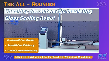 Precision, Speed, Stability:  The Automatic Insulating Glass Sealing Robot#ig #machine #auto #robot