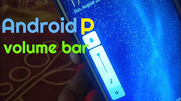 Android pie volume slider in any android device