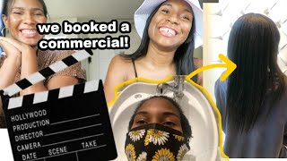 VLOG: Salon Visit To See How My Hair Grew After Braids + Getting Signed To  Commercial Agency in LA