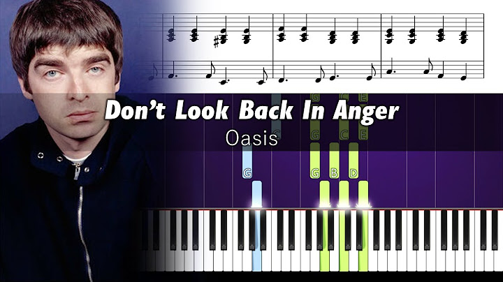 Don’t Look Back in Anger Piano version - Piano performance video thumbnail
