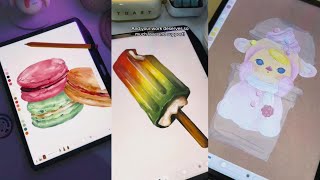 The Best Art From TikTok-Art-drawing Sticky! # 8🤩✨