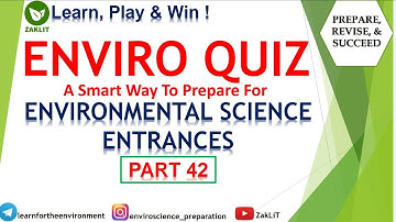 🔴Weekly Quiz For Environmental Science Entrances|Test Your Preparation🌟