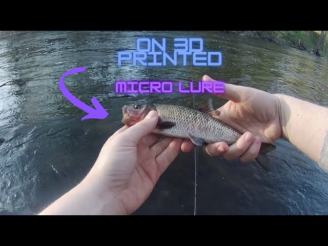 Fishing Trout Rivers with 3D Printed Micro Lures 