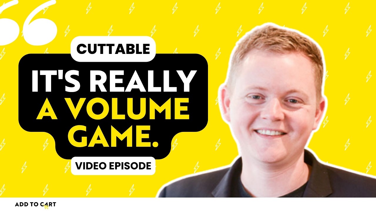 Sam Kroonenburg has spent his career on the cutting edge of whatever's next. A self-described massive nerd who's been building and selling software since he was 13, he worked at Microsoft, came home to Australia, and in 2015 co-founded A Cloud Guru with his brother Ryan. Six and a half years later they'd scaled it to 600 staff and sold to Pluralsight for just over $2 billion, one of the biggest exits in Australian history. Then he did it again, this time with AI.

His current company, Cuttable, is an AI ad-creative platform for ecommerce brands, and Nathan has been using it for months on a client account. In this episode, Sam sits down with Nathan Bush for the behind-the-scenes on how it works and the counterintuitive truth about winning on Meta: it's a volume game. You can't pick the winning ad up front, and neither can Meta, so the only lever you control is how many shots on goal you take.

We get properly nerdy on why more than half your ads will never perform and one in eleven is a genuine winner, why Sam tells brands to publish 20 ads in 30 days, how Cuttable avoids AI slop with a custom layered rendering system, why the best-performing ads are the ones that don't look like ads, where creative agencies and human marketers still add the most value, and Sam's playbook for building a global tech company from Australia and scaling it into the US.

Brands and tools mentioned: Cuttable, A Cloud Guru, Sunday Gravy, Meta, Shopify, TikTok, Google, Lululemon, Brooks Running

Add To Cart listener offer: a 3-month Cuttable subscription and an extra USD$100 a month in credits. Book a demo at https://app.cuttable.com/m/get-started and mention Add To Cart. No affiliate or sponsorship arrangement here.

This episode is brought to you with thanks to our partners:
 🛍️ Shopify → https://www.shopify.com/au
 📧 Klaviyo → https://www.klaviyo.com/au/

Connect with us on LinkedIn:
 👤 Sam Kroonenburg → https://www.linkedin.com/in/skroonenburg/
 👤 Nathan Bush → https://au.linkedin.com/in/nathbush
 👤 Rosa Willis → https://www.linkedin.com/in/rosa-clara-willis-23761066/

🎙️ Want to be a guest or sponsor on Add To Cart? → https://www.addtocart.com.au/contact
 📩 Sign up for the free Add To Cart newsletter → https://newsletter.addtocart.com.au/subscribe
 💬 Join the Add To Cart Community → https://community.addtocart.com.au/feed