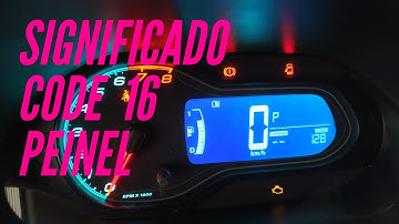 Significado do código 16 no painel de instrumentos Chevrolet Onix Prisma Spin Cobalt Sonic cruze 🚙