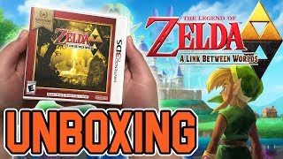 The Legend of Zelda A Link Between Worlds (3DS) Unboxing !!