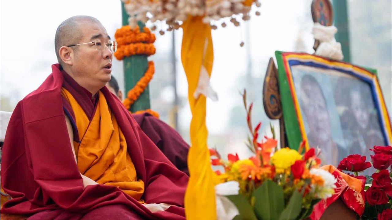 The 37th Ngagyur Nyingma Monlam Chenmo 8th day evening. 