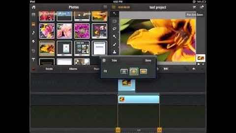 Pinnacle Studio on iPad - Tutorial 4  - Using still images