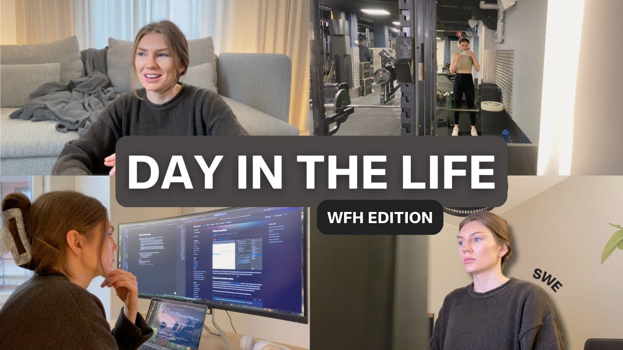 Full Day in the Life as a Software Engineer in Stockholm | WFH Edition ...
