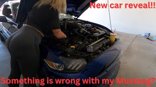 New car reveal!! Is something is wrong with the Mustang...?