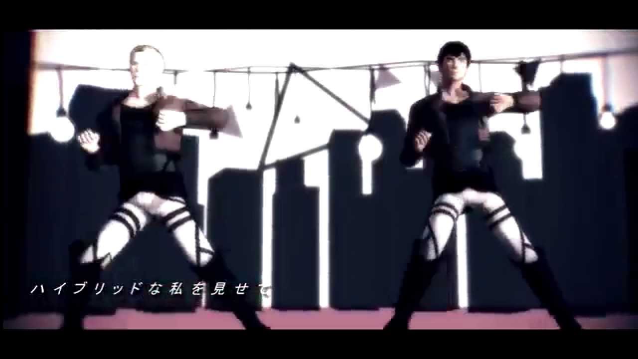 【進撃のMMD】(Bert/Reiner)HYBRID(eng sub)【10A式山奥】