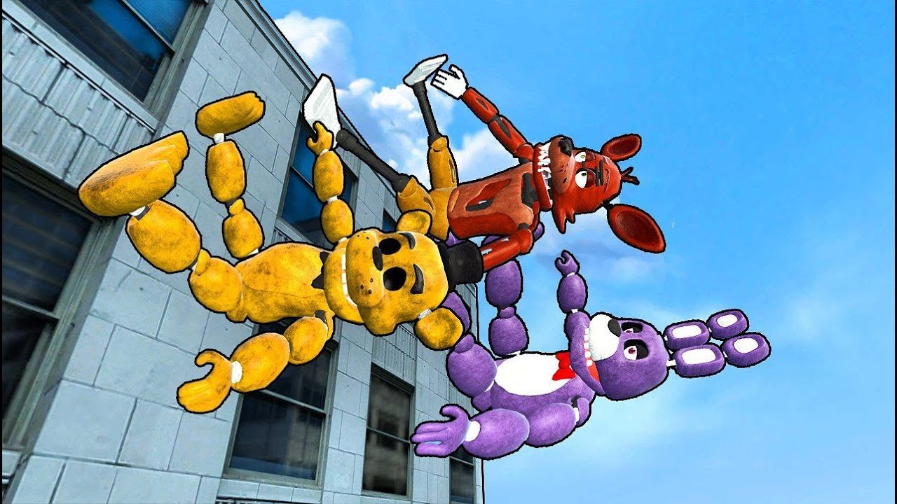 GMOD Physics demonstration | Fnaf Animatronics vol.32