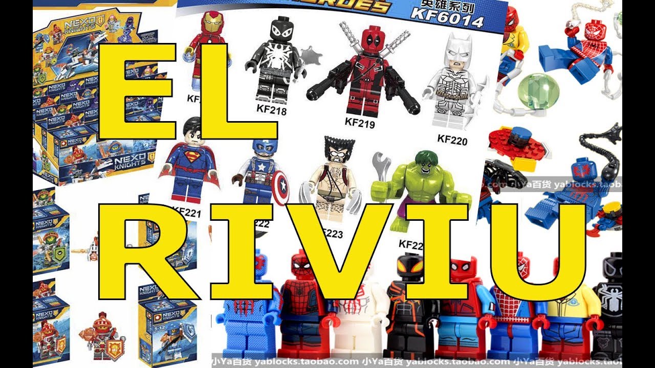 EL RIVIU - DUO LE PIN Spiderman, Nexo Knights y Super Heroes