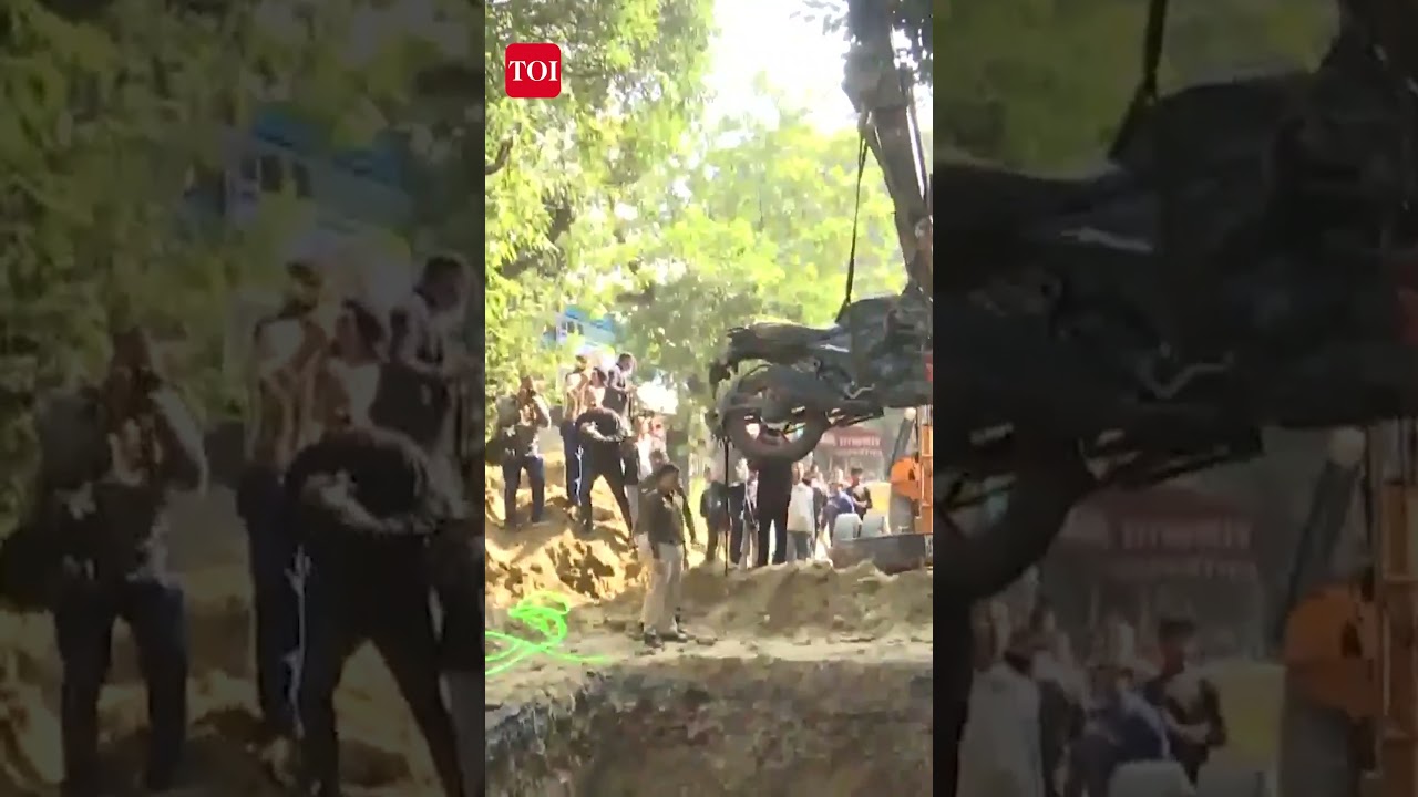 Delhi Biker Dies After Falling Into Deep Pit In Janakpuri Dug By Jal Board