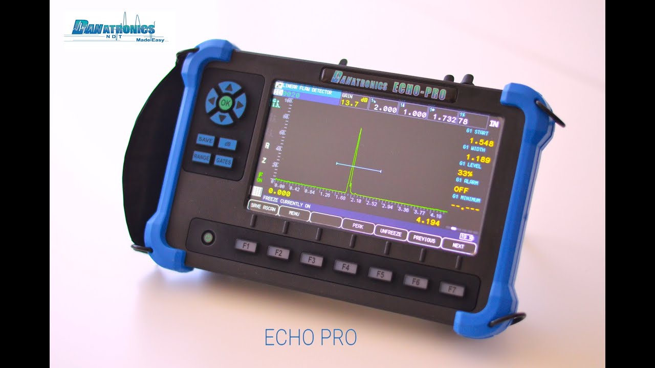 Danatronics: Ultrasonic Flaw Detector: Echo Pro: Overview