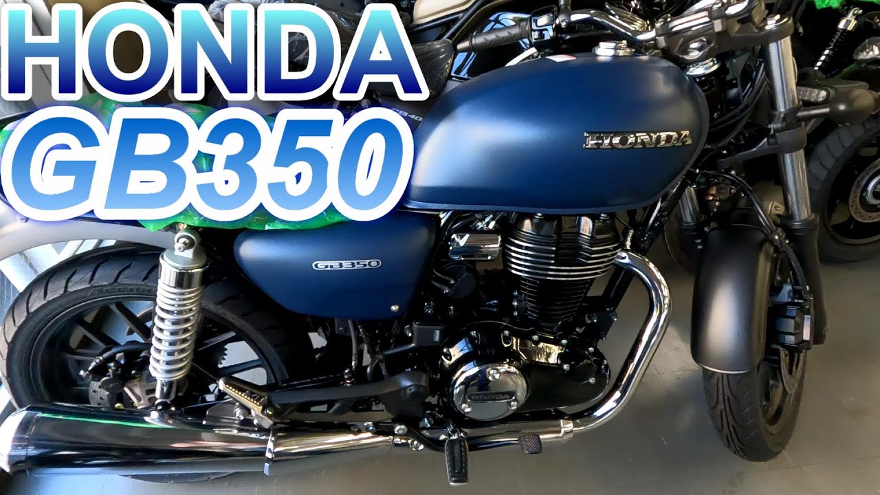 HONDA GB350 マットジーンズブルーメタリック - YouTube
