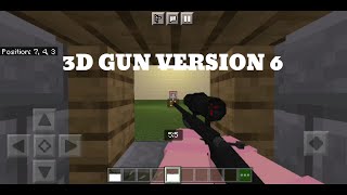 3D GUN VERSION 6 ‼️ FOR MCPE 1.16+ "NEW ARMOR" screenshot 5
