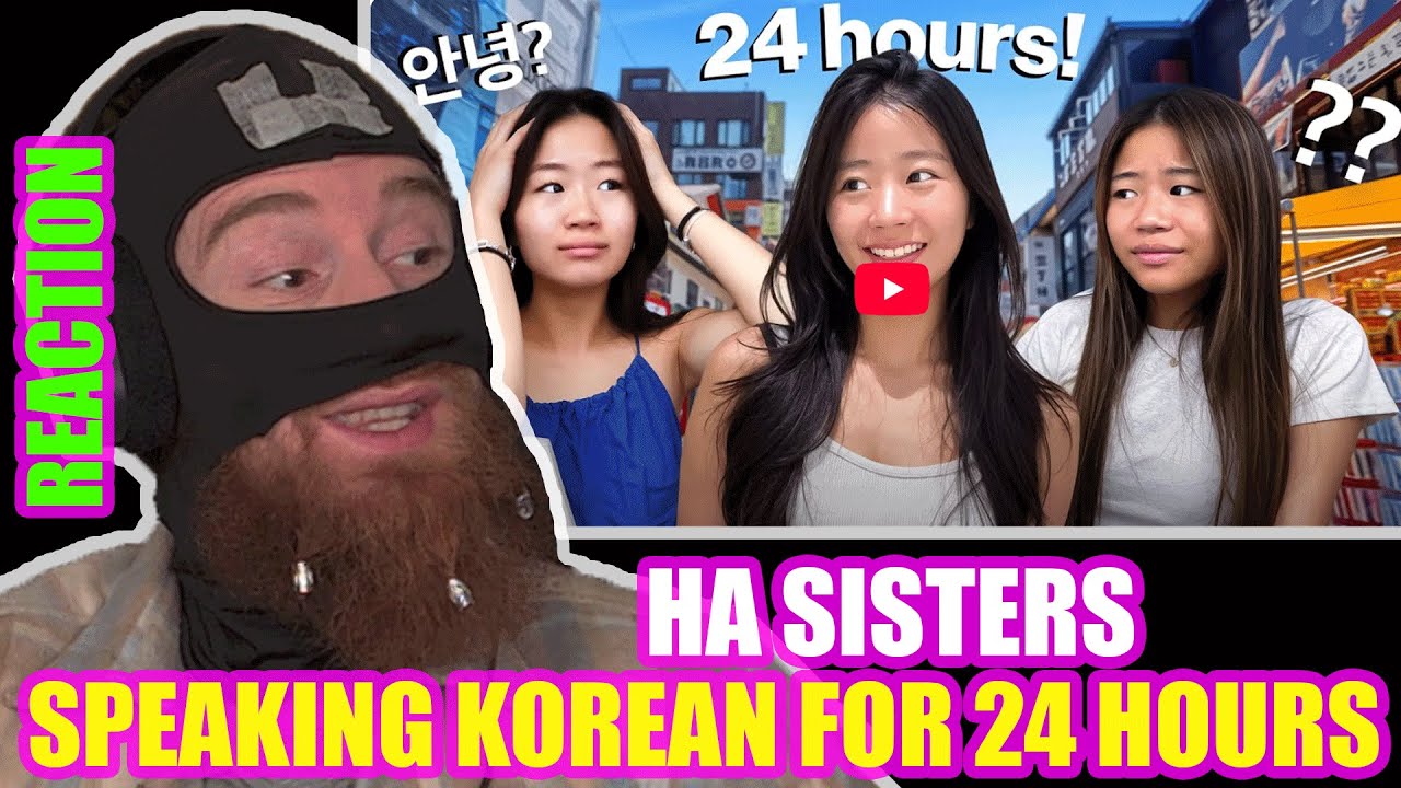 HA SISTERS SPEAKING ONLY KOREAN TO EACH OTHER FOR 24 HOURS!!