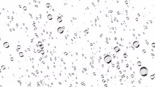 Water Bubbles On Pristine Background Stock Motion Graphics