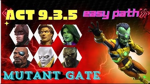 MCOC Act 9.3.5 Easy Path Guide – Mutant Gate & The Leader Boss Breakdown!
