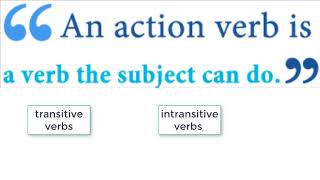 Typs of verbs part3 (action verbs)