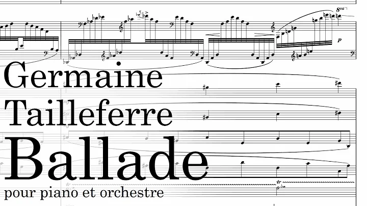 Germaine Tailleferre - Ballade (1922)