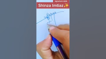 Shinza Imtiaz name signature style || s stylish signatures #shinza #signature #logo #trending #fyp