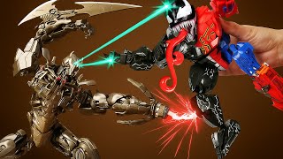 🤖 Transformers vs Venom Spider-Man – The Most INSANE DIY Battle Ever! 😱