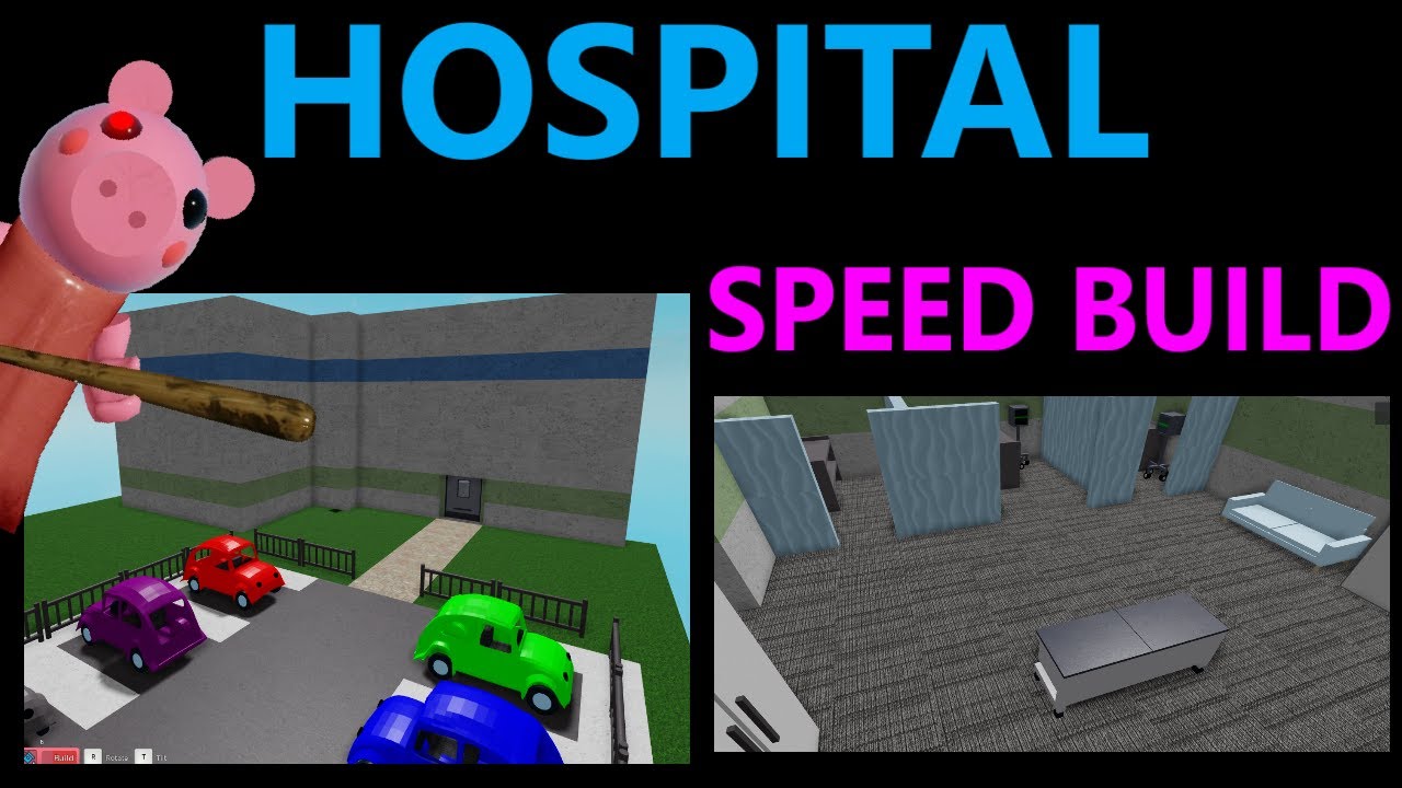 Hospital Speed Build in Piggy! Piggy build mode Roblox YouTube