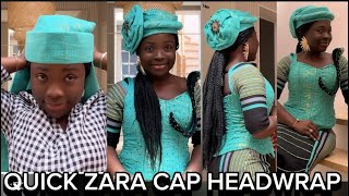 Step By Step Zara Cap Headwrap Tutorial (Quick & Easy )